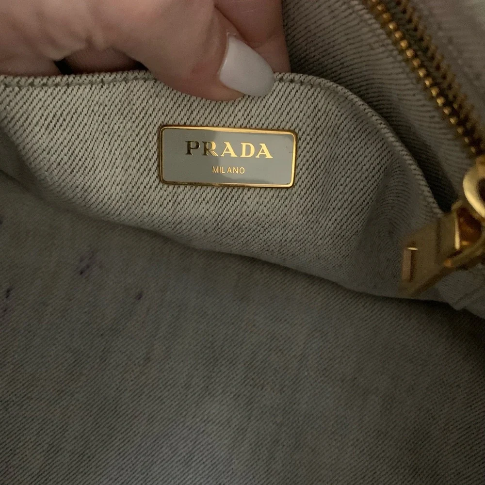 Prada canapa light denim bag - Picture 8 of 8